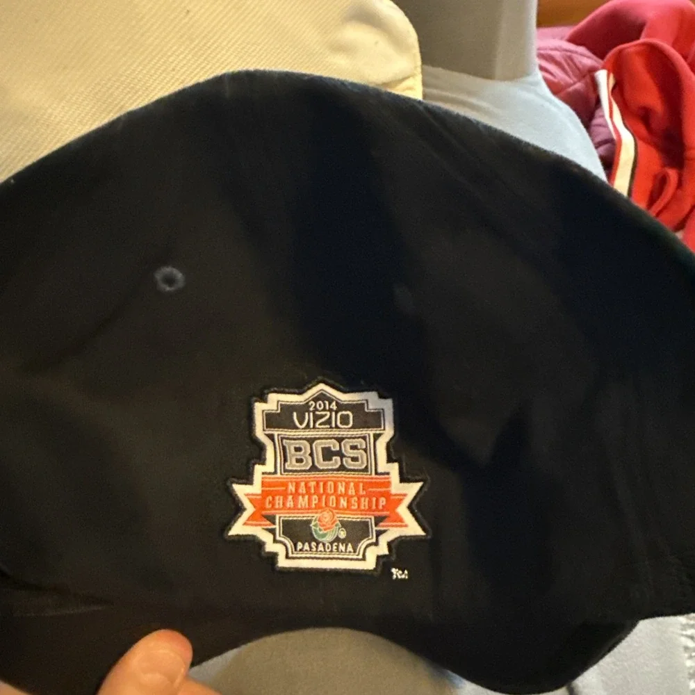 2014 Vizio BCS National Championship Team Issued‎ NCAA Football Hat Fitted New